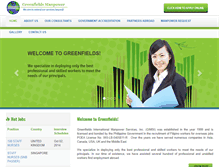 Tablet Screenshot of greenfieldsmanpower.com